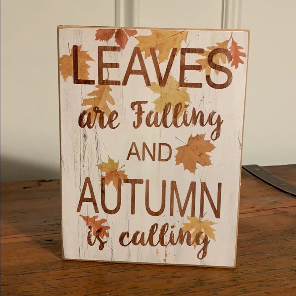 🍂 Wooden Sign 🍁